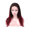 De echte Maagdelijke Pruiken van het Haarkant, Zwart aan het Rode Remy-Menselijke Haar van Kantpruiken leverancier